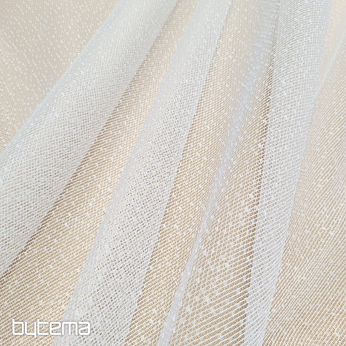 Jacquard függöny DOTS fehér