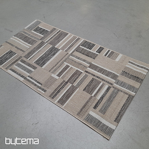 Kültéri szőnyeg Prisma in-out barna-szürke