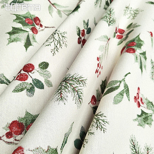 Luxus dekoratív anyag HOLLY GREEN