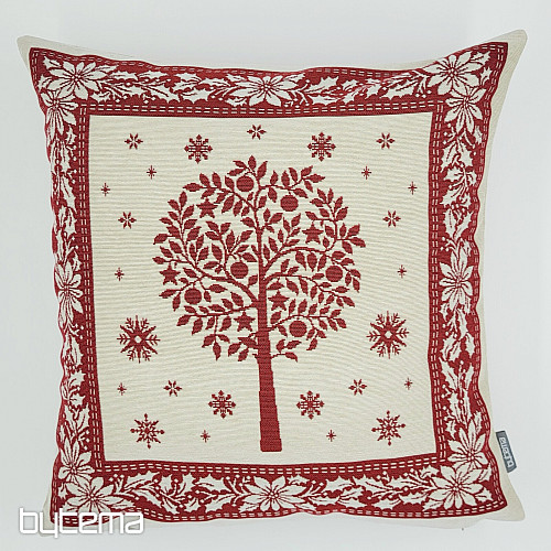 Karácsonyi gobelinhuzat FOLK CHRISTMAS 1 piros