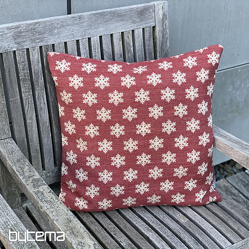Luxus dekoratív huzat FLAKES RED