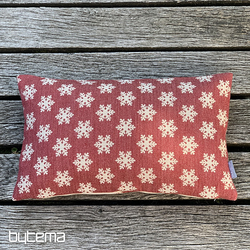 Luxus dekoratív huzat FLAKES RED