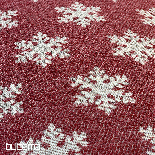 Luxus dekoratív huzat FLAKES RED