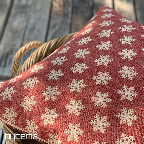 Luxus dekoratív huzat FLAKES RED