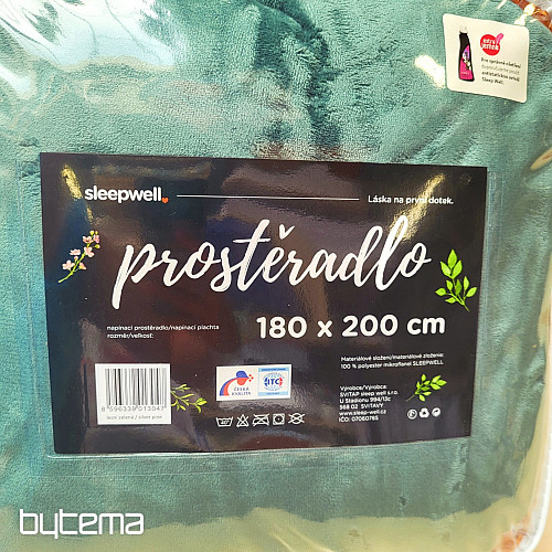 MF ERDŐZÖLD gumis lepedő