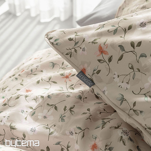 IRISETTE luxus pamut szatén TOKIO 8567-80 NATUR