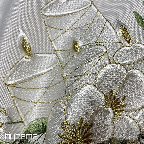 Alátét FEHÉR GYERTYÁK