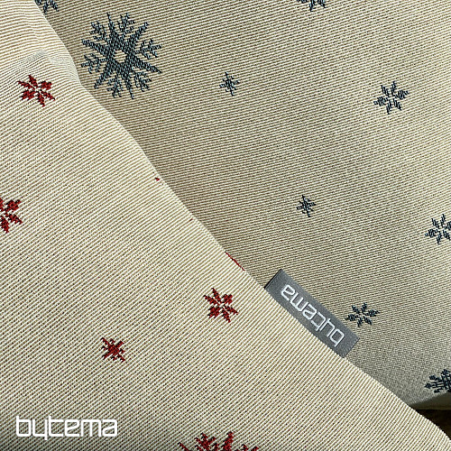 Karácsonyi gobelinhuzat Finom pelyhek PIROS