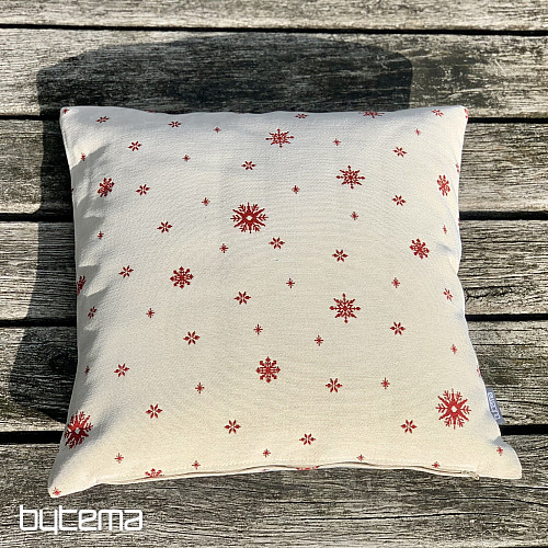 Karácsonyi gobelinhuzat Finom pelyhek PIROS