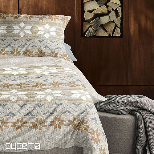 Luxus flanel ágynemű IRISETTE PANDA 8621-80 NATUR
