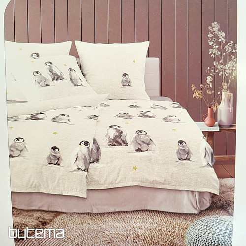 Luxus flanel ágynemű IRISETTE PANDA 8645-80 PINGVINOK