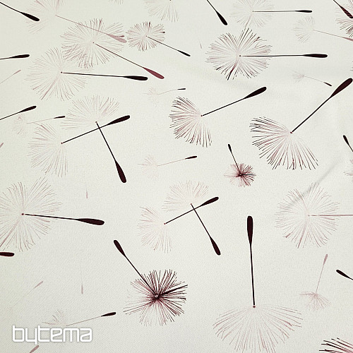 Dekoratív anyag BLACK OUT DANDELION barna