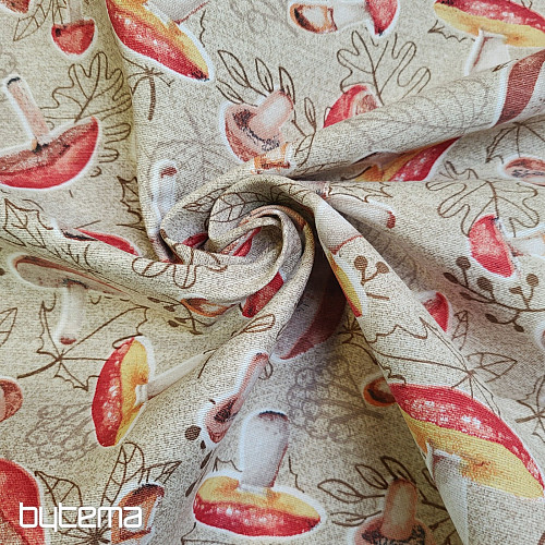 Dekoratív szövet GOMBA