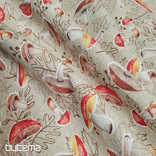 Dekoratív szövet GOMBA