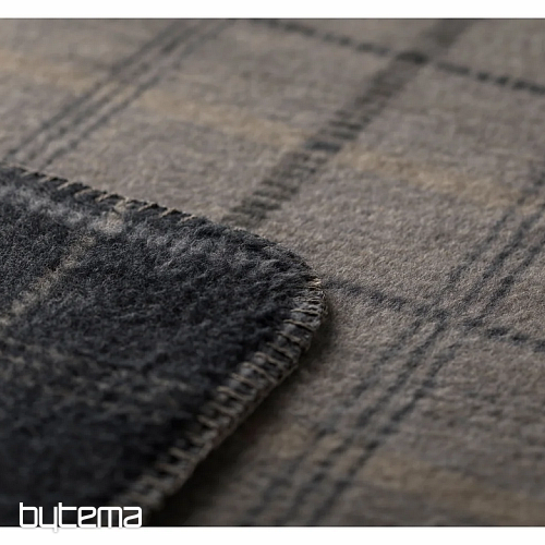 Takaró DF SAVONA KOCKÁS SÖTÉTSZÜRKE