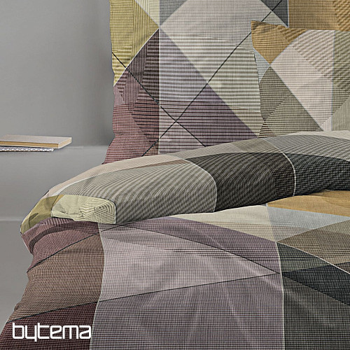 IRISETTE luxus pamutszatén WAVE 8639-90 MULTI