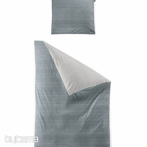 IRISETTE luxus pamutszatén WAVE 8557-20 KÉK