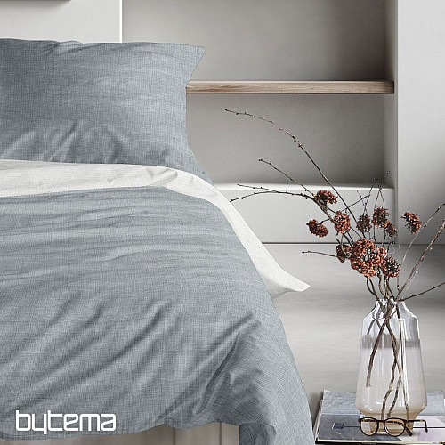 IRISETTE luxus pamutszatén WAVE 8557-20 KÉK