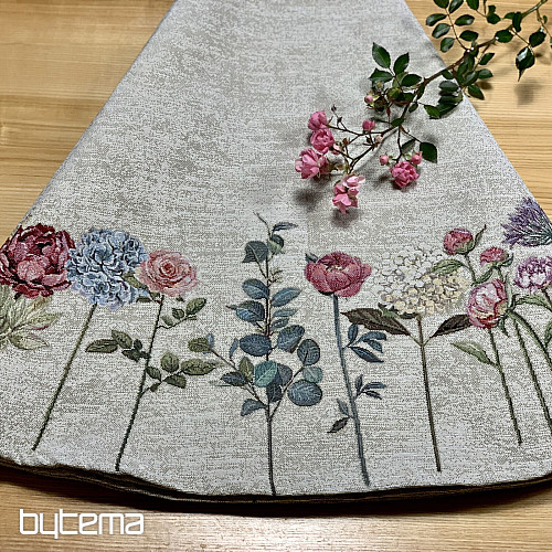 Kerek gobelin terítő FLORES TIME