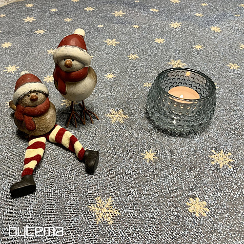 Karácsonyi gobelin terítő kerek KARÁCSONY ÖRÖME