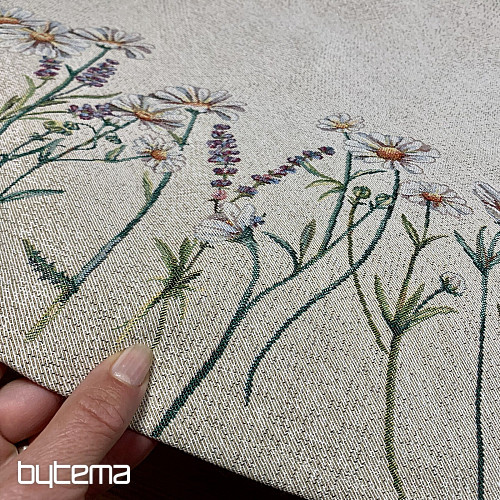 Kerek gobelin terítő TAVASZI SÍMOGATÁS