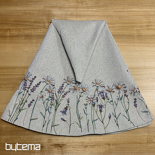 Kerek gobelin terítő TAVASZI SÍMOGATÁS