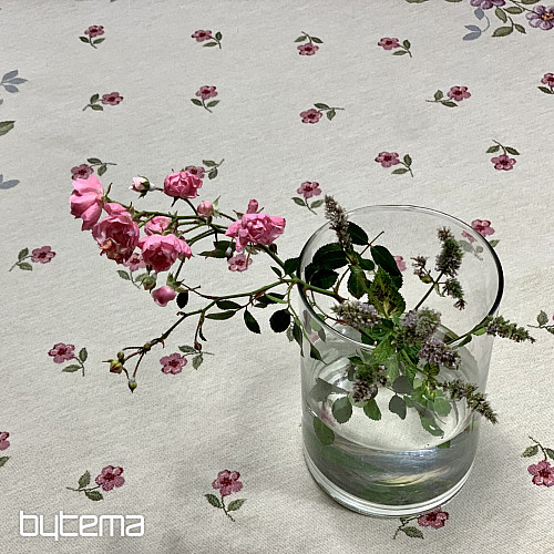 Kerek gobelin terítő BOUQUET BORDURA