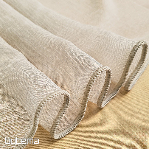 Luxusfüggöny GERSTER 11334 szürke-bézs