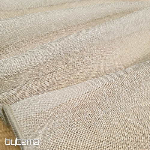 Luxusfüggöny GERSTER 11334 szürke-bézs