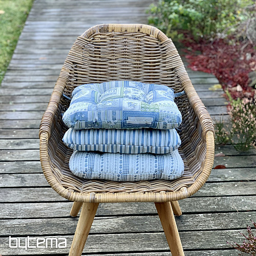 ÜLÉSHUZAT TOSCANA MULTI STRIPE kék