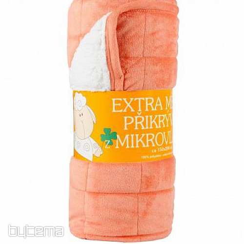 mikroszálas takaró EXTRA SOFT SHEEP lazacvarrás