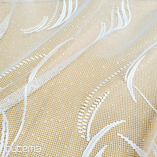 Jacquard függöny V2502 fehér