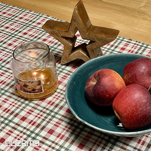 Karácsonyi terítő és sál SKÓT SHELLEY KOCKÁS