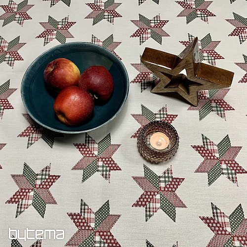 Karácsonyi terítő és sál STAR SHELLEY