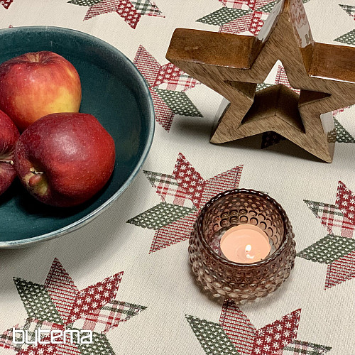 Karácsonyi terítő és sál STAR SHELLEY