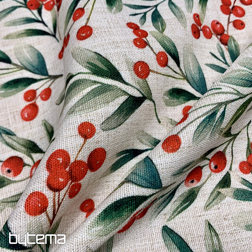 Dekoratív terítő KARÁCSONYI BOGYÓSOK