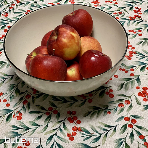 Dekoratív terítő KARÁCSONYI BOGYÓSOK