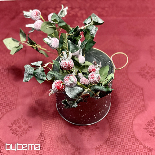 Asztalterítő DAMASZK bordó 120x140