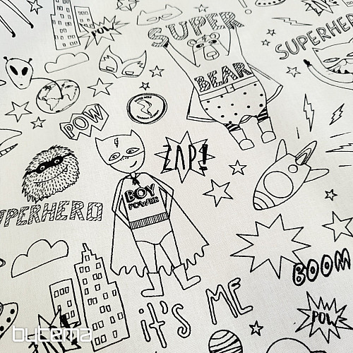 Szuperhősök festővászon