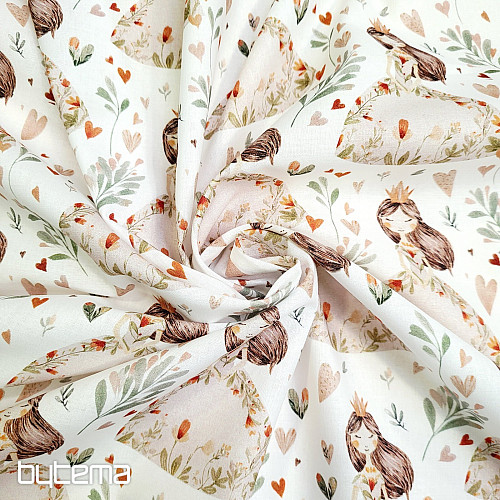 ÁLMODOZÓ HERCEGNŐ pamut anyag