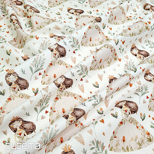 ÁLMODOZÓ HERCEGNŐ pamut anyag