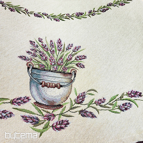 Kerek gobelin terítő LEVENDULA