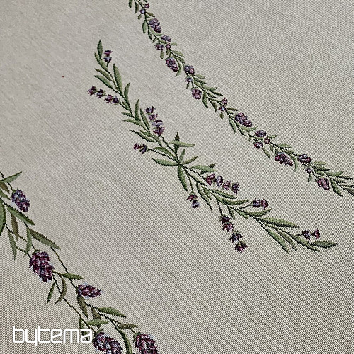 Kerek gobelin terítő LEVENDULA