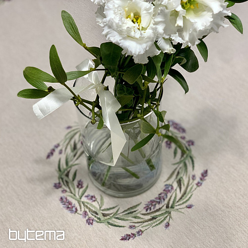 Kerek gobelin terítő LEVENDULA