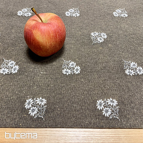 Jacquard sál ALPINE WOOLS BROWN