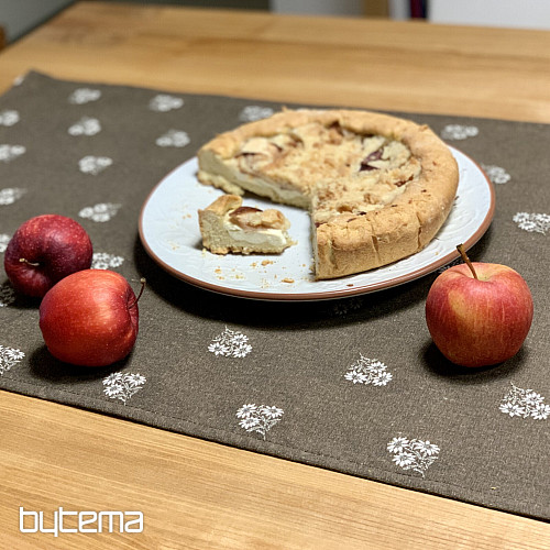 Jacquard sál ALPINE WOOLS BROWN