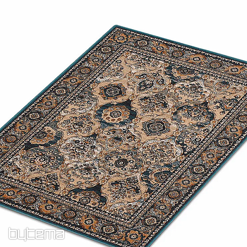 Luxus gyapjú szőnyeg ISFAHAN Forenza smaragdzöld/smaragdzöld
