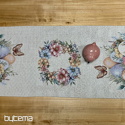 Húsvéti terítő és sál TOJÁSOK A FŰBEN