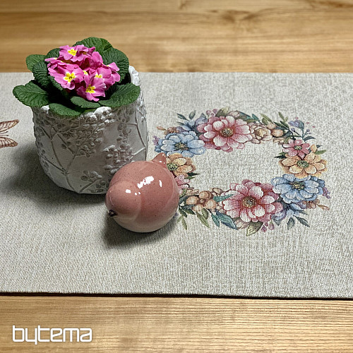 Húsvéti terítő és sál TOJÁSOK A FŰBEN