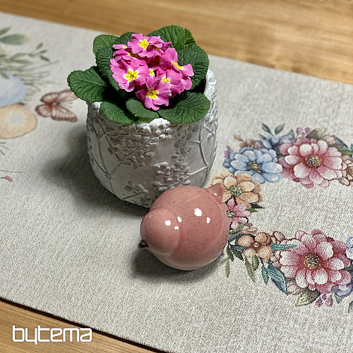 Húsvéti terítő és sál TOJÁSOK A FŰBEN